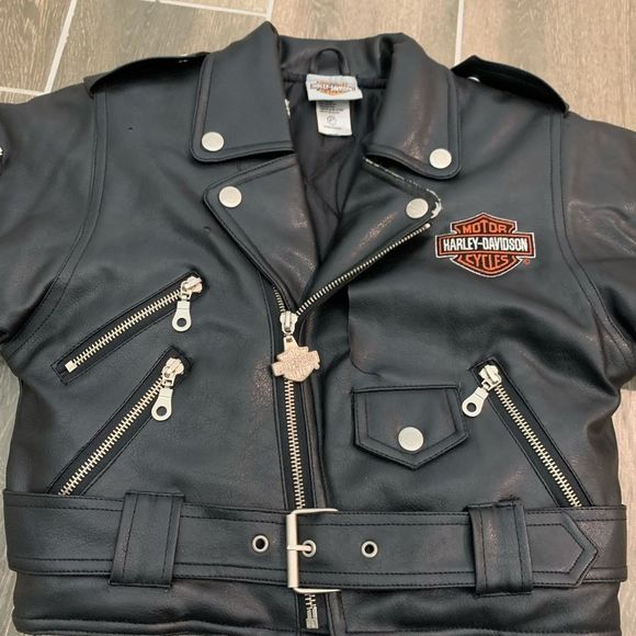 Harley Davidson Faux Leather Jacket - Picture 7 of 9